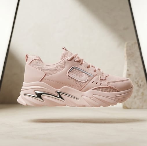 Women’s Premium Pink Sporty Chunky Sneakers - Image 5