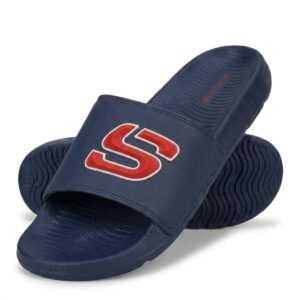 Men’s Navy Blue Casual Slippers – SJ Design