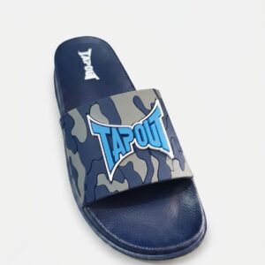 Men’s Navy Blue Camouflage Slippers – Tapout Style