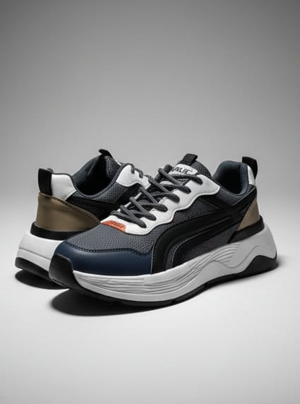 Men’s Navy Black Sporty Casual jooger - Image 2