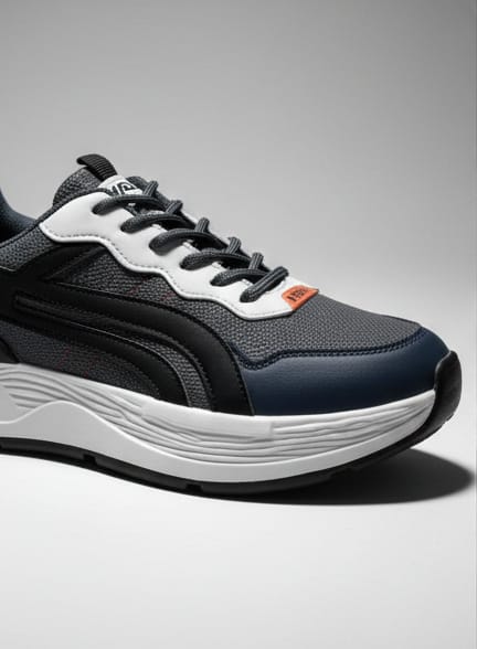 Men’s Navy Black Sporty Casual jooger - Image 3