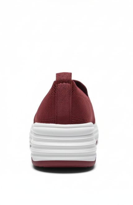 Women’s Black Comfort Knit Slip-On Shoes - Image 8