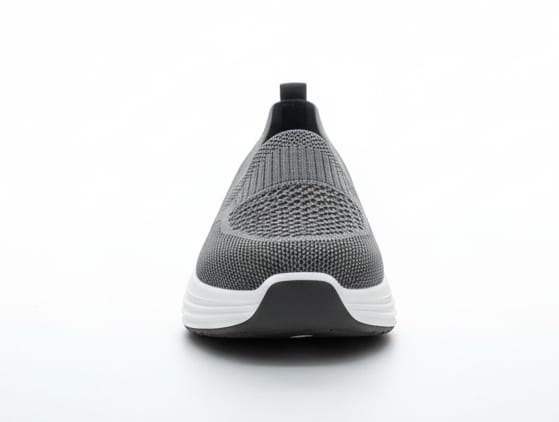 Women’s Black Comfort Knit Slip-On Shoes - Image 11