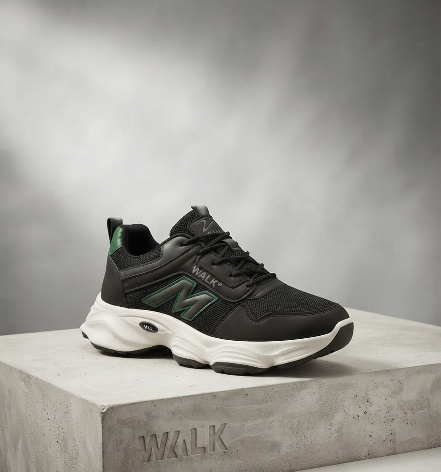 Men’s Grey Walk Sports Sneakers - Image 3