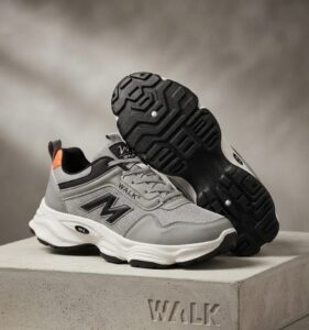 Men’s Grey Walk Sports Sneakers