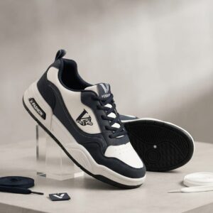 Men’s Beige & Grey Casual Modern Sneakers
