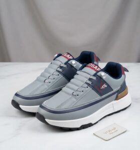 Men’s Grey Navy Vosar Casual Sneakers